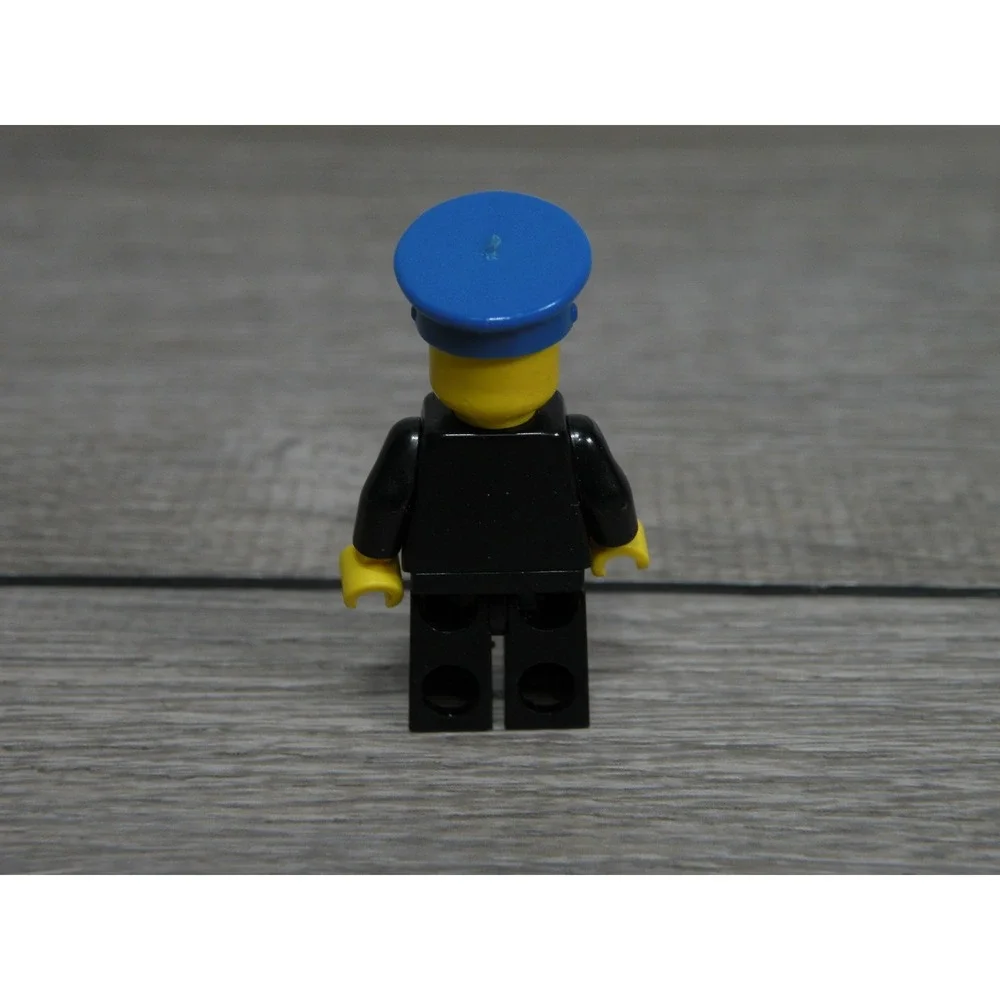 LEGO Minifigure Man Blue Cap Driver Pilot Tuxedo Suit Formal Figure